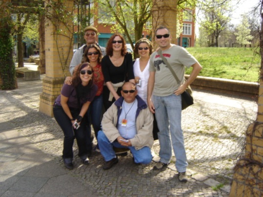 Fernando Passos, Gilsamara Moura, Waldete Brito, Eusêbio Lobo, Regina Miller, Andrea Bardawill e Tomazonni - Berlim - 2007